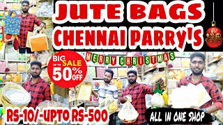 chennai parrys  jute bags  Rs5 to 500 wholesale marriage invitation starting ₹2 upto ₹500 [upl. by Mccullough652]