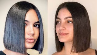 Short Bob Haircuts For Trendy amp Chic Look 2024 Blunt Cut Bob How To Cut The Layered Bob Messy Bob [upl. by Cohberg]