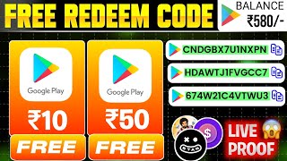 How To Get Redeem Code For Free Play Store Without Application 2024  Free Redeem Website 🔥 [upl. by Dorothee]