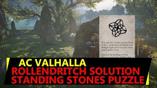 Rollendritch AC Valhalla Puzzle Solution  Glowecestrescire Standing Stones Mystery [upl. by Marge812]