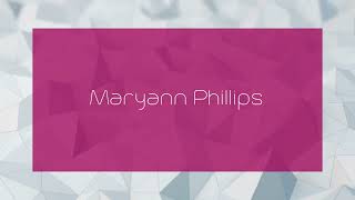 Maryann Phillips  appearance [upl. by Emerej580]