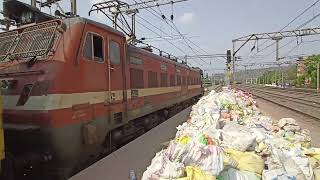 First LHB run of 12139 Mumbai Nagpur Sevagram express departure from Thane station sevagramexpress [upl. by Haila]