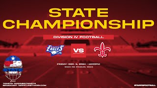 TAPPS Eleven Man Football DIV State Championship Highlights [upl. by Namharludba59]