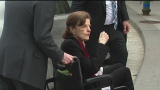 Dianne Feinstein returns to Senate after 3 month stint in hospital [upl. by Infield]