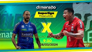 FINAL DA SUPERLIGA MASCULINA Campinas x Sesi Bauru NARRAÇÃO AO VIVO  Dimensão Esportiva [upl. by Hembree]