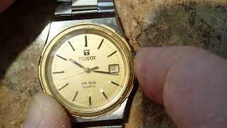 How to set the minute hand on a vintage Tissot PR516 Quartz watch [upl. by Held]