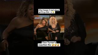 Cher making Tina Turner crack up at Oprah is the best thing youre going to see today 🤣🖤 [upl. by Idnal842]