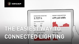 The easiest way to connected lighting the MonitoringServices from TRILUX [upl. by Anialram]