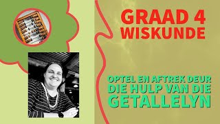 Graad 4 Wiskunde  Optel en Aftrek deur die hulp van die GETALLELYN [upl. by Anelec]