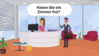 Im Hotel  Dialog Deutsch lernen [upl. by Eelaroc]