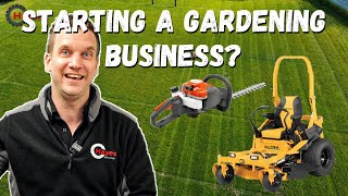 The ESSENTIAL Machines You Need To Start A Gardening Business [upl. by Schear]