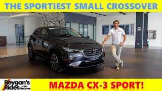 The Mazda CX3 Sport Is A Premium Sporty Crossover Car Feature [upl. by Alorac]