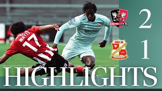 Match Highlights Exeter City vs Swindon Town [upl. by Higgins]