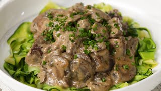 LowCarb Beef Stroganoff [upl. by Khanna]