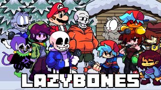 FNF Lazybones but Undertale AU sing it [upl. by Tade542]