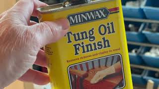 Pots switch and part one of the Minwax tung oil finish [upl. by Aisemaj]