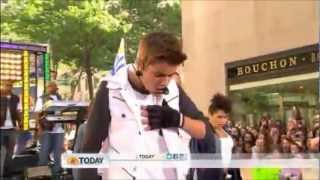 Justin Bieber feat Big Sean  As Long As You Love Me TODAY SHOW 2012 [upl. by Ytrebil]