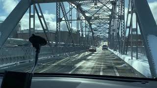 Crossing the International Bridge from Edmundston New Brunswick Canada to Madawaska Maine [upl. by Sanchez304]