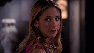 Buffy the Vampire Slayer  Buffy poses as the Buffybot before kissing Spike 5x18 Intervention [upl. by Bronny236]