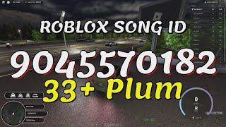 33 Plum Roblox Song IDsCodes [upl. by Notgnilra]