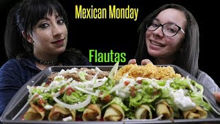 FLAUTAS MUKBANG  MEXICAN MONDAY [upl. by Gram308]