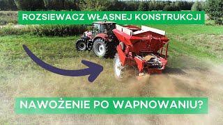 ROZSIEWACZ DO WAPNA Z OPRYSKIWACZA  285 nawozy nonstop [upl. by Danby]