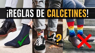 REGLAS al usar CALCETINES de HOMBRE  ¡No cometas el ERROR [upl. by Ecirahs]