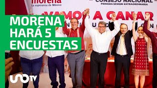 Morena hará 5 encuestas para candidato a 2024 [upl. by Alleiram]