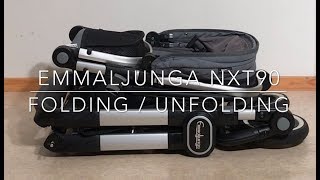 How to Fold  Unfold the Emmaljunga NXT90 [upl. by Heydon]