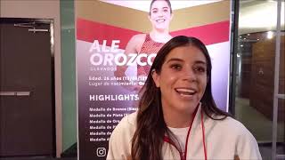 Entrevista Alejandra Orozco clavadista olímpica multimedallista [upl. by Cristie]