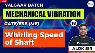 Whirling of a rotating shaft  Understanding of vibration phenomena Mechanical Engineering [upl. by Stickney]