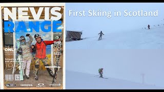 First Skiing at Nevis Range Scotland [upl. by Kawai935]