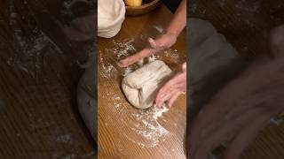 SHAPING SOURDOUGH BREAD🤍  batard bread☺️sourdough asmrhowtoshapesourdoughbreadshapingbread [upl. by Aubree]