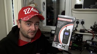 THUNDERPOLE TX Hand Held CB Radio Unboxing UK 40FM EUAM Radio [upl. by Novyad]