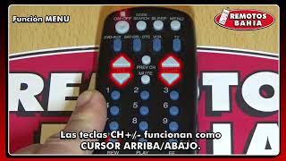 CÓMO PROGRAMAR CONFIGURAR CONTROL REMOTO UNIVERSAL RCA REMOTOS BAHIA HOW TO PROGRAM REMOTE LRCU704 [upl. by Lilhak]