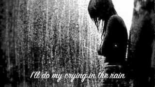 Aha  Crying in the Rain with lyrics [upl. by Lyred962]