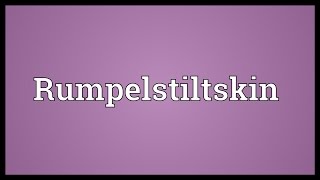 Rumpelstiltskin Meaning [upl. by Atterrol351]