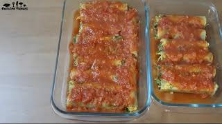 كانيلوني محشية بلحم مفروم مع طريقة إعداد صلصة البشاميل بالتفصيل Recette Cannelloni Bolognaise [upl. by Asiaj47]