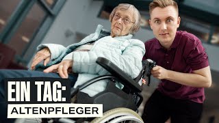 1 Tag als Altenpfleger  So hart ist es wirklich [upl. by Yoccm]