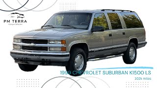 1999 CHEVROLET SUBURBAN K1500 LS 102k miles driving [upl. by Ynnavoeg481]