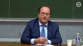 François Hollande  La France et les bouleversements du monde [upl. by Ahsyla329]