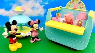 🌷 Myszka Miki Świnka Peppa i Minnie 😗 Przepyszne Lody 🍧 Bajka dla dzieci PO POLSKU [upl. by Emerick]