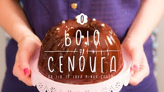 BOLO DE CENOURA COM COBERTURA ESPECIAL DA THALY [upl. by Monroe]