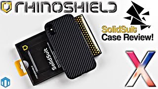 iPhone X Rhinoshield SolidSuit Case Review New Daily Case [upl. by Vincelette]