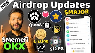 Memefi Airdrop Claim  Major Airdrop  Memefi Quest on Blum  Paws Mystery Quest  Memefi Withdrawal [upl. by Landers]