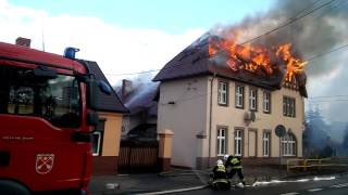 Pożar Domu Kultury Strzelno [upl. by Aytida]