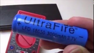 CHEAP Ultrafire 18650 3000mAh Lithium Battery [upl. by Gibe455]