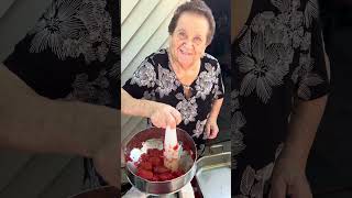 How does Nonna Pia Make Her Homemade Tomato Sauce Watch to find out [upl. by Aseen]