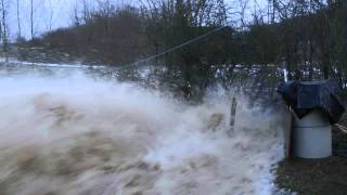 Wave overtopping tests at Nijmegen [upl. by Inimak]