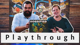 Horrified American Monsters Playthrough Board Game Knights of the Round Table [upl. by Durstin]